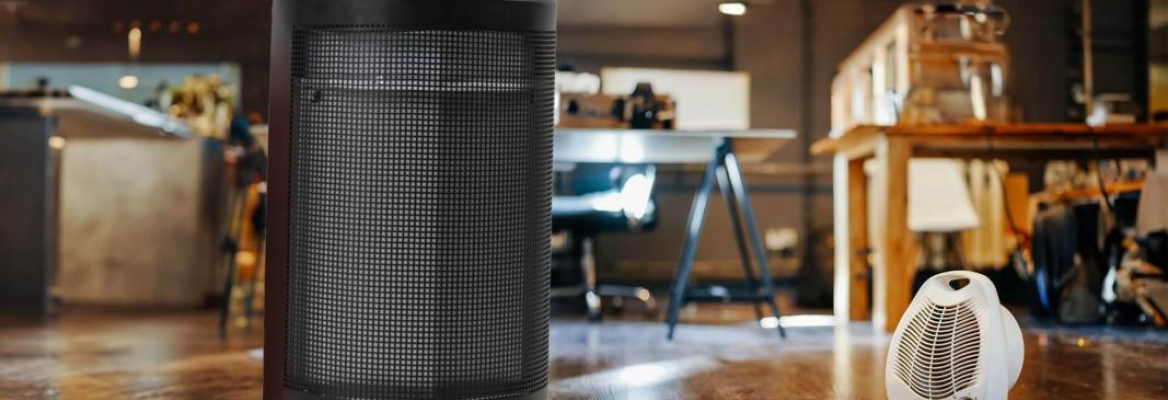 imagem de casa com um aquecedor a gás e um elétrico