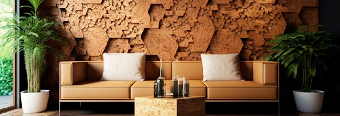 interior sala moderna com isolamento acústico