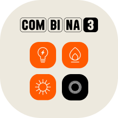 No Plano COMBINA, a poupança aumenta à medida que junta mais serviços, com descontos em combustível na Galp e em compras no Continente. Plano COMBINA com 2 serviço: até 30 cêntimos por litro em combustível na Galp e 10% de poupança no Continente.