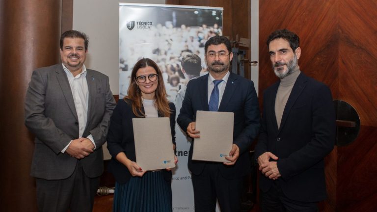 A assinatura do protocolo entre o Técnico e a Galp